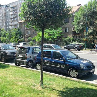 parcare laterala cu smartul