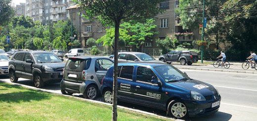 parcare laterala cu smartul